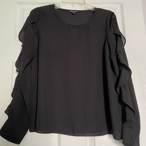 Black long sleeve blouse